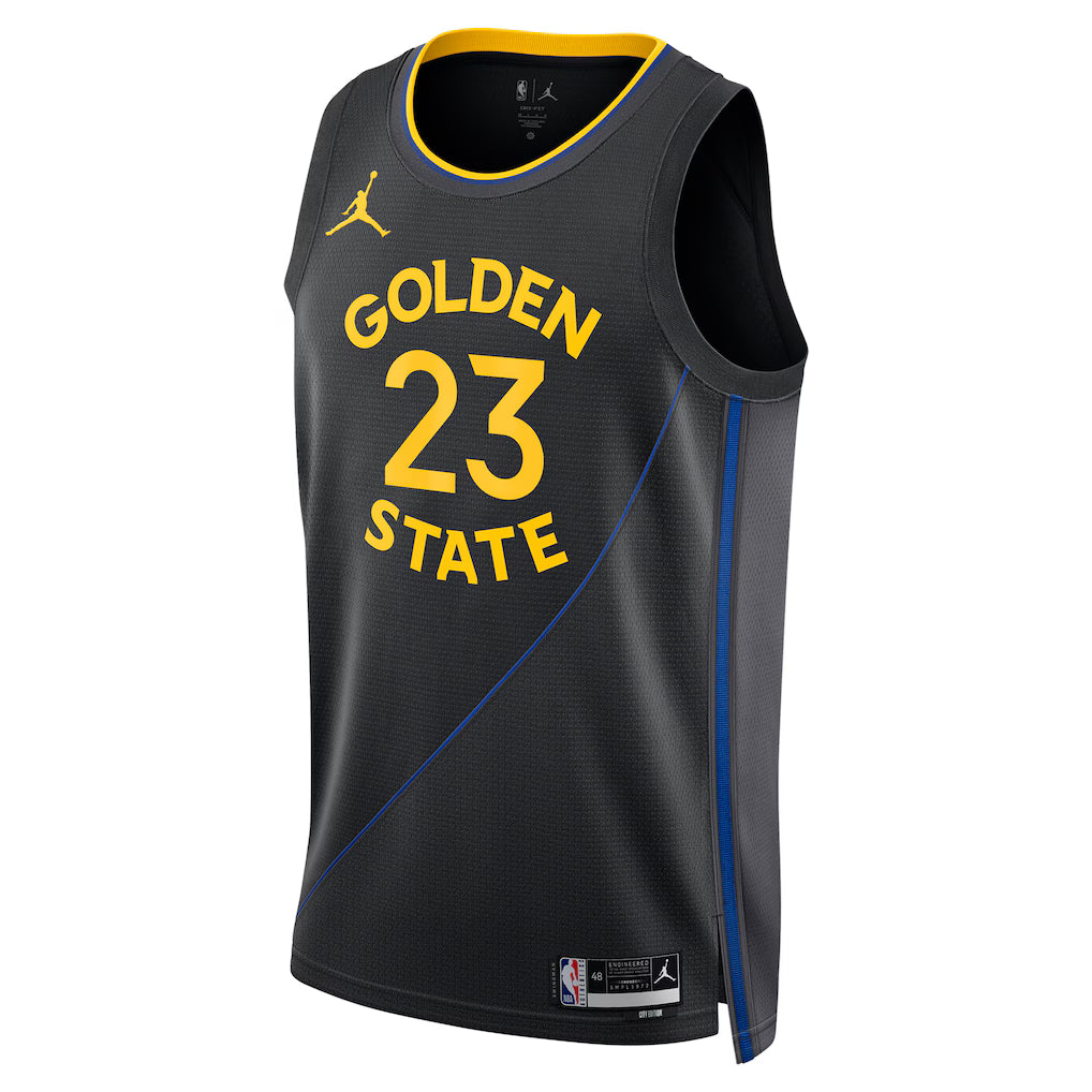 Jordan Golden State Warriors Black Jersey – NBA Basketball